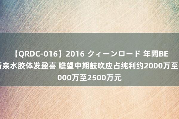 【QRDC-016】2016 クィーンロード 年間BEST10 绿新亲水胶体发盈喜 瞻望中期鼓吹应占纯利约2000万至2500万元