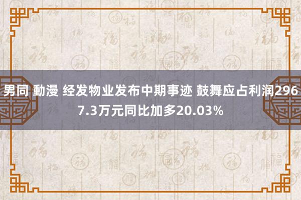 男同 動漫 经发物业发布中期事迹 鼓舞应占利润2967.3万元同比加多20.03%